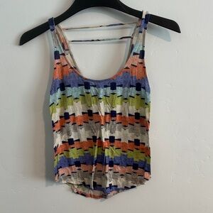 ‼️free w/purchase‼️Multicolor Geometric Patterned Tank Top